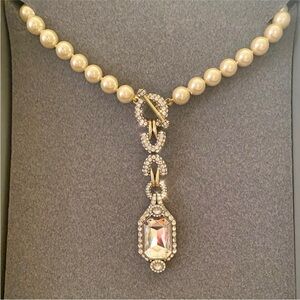 Heidi Daus Graecful Edition Toggle Drop Necklace NIB!